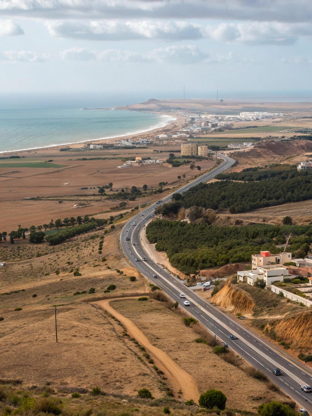 distance oujda saidia