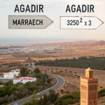 marrakech agadir distance
