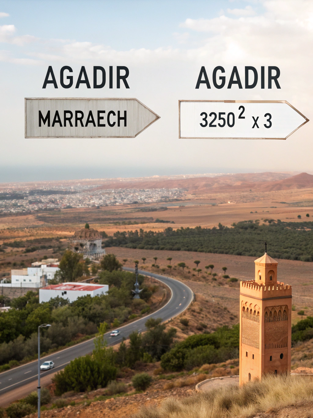 marrakech agadir distance