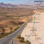 distance entre marrakech et agadir