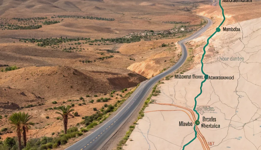 distance entre marrakech et agadir